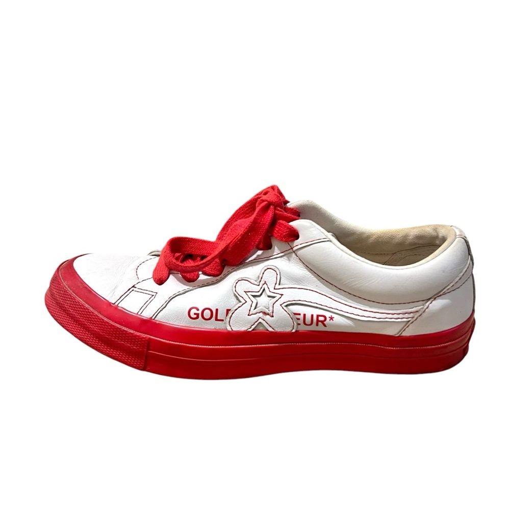 Converse White and Red Sneakers